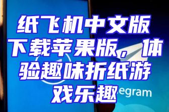 纸飞机中文版下载苹果版，体验趣味折纸游戏乐趣