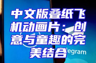 中文版叠纸飞机动画片：创意与童趣的完美结合