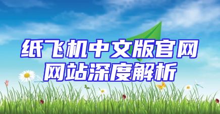 纸飞机中文版官网网站深度解析