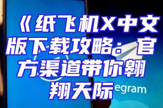 《纸飞机X中文版下载攻略：官方渠道带你翱翔天际