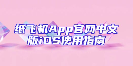 纸飞机App官网中文版iOS使用指南