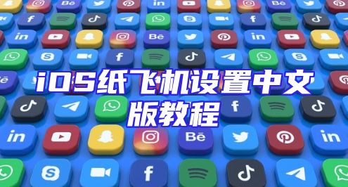 iOS纸飞机设置中文版教程